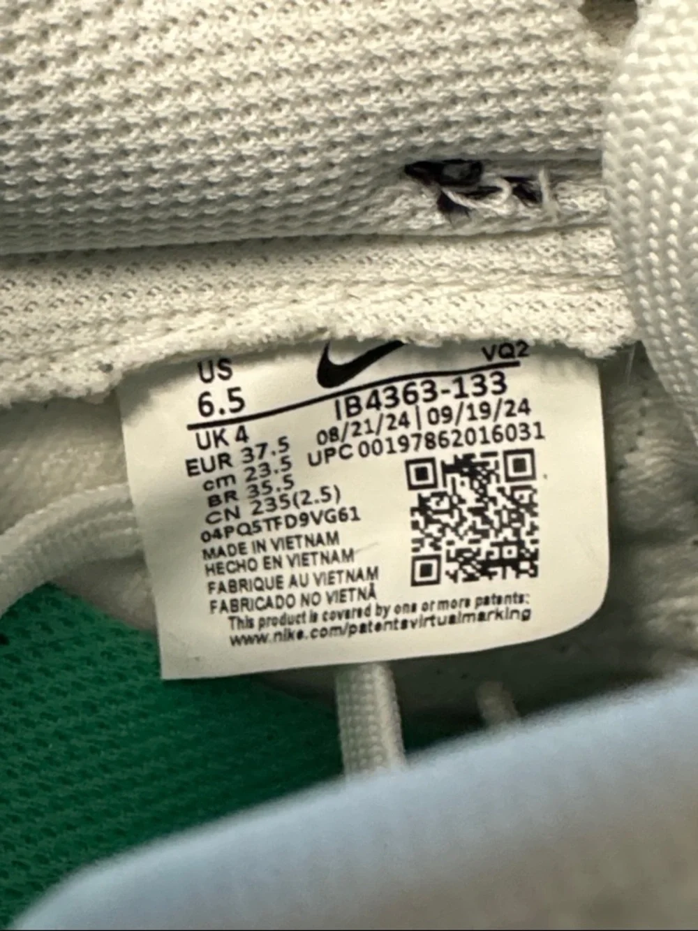 Nike Dunk Low Celtics US 6.5 EUC